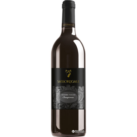 Вино Sassoregale Sangiovese D.O.C. червоне сухе 0.75 л 13.5% slide 1