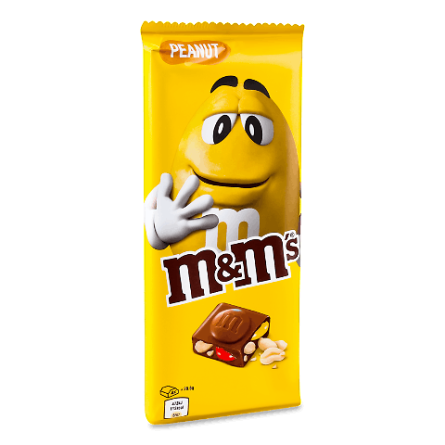 Шоколад молочний M&M's з M&M's minis та арахісом