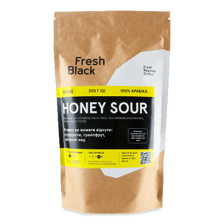 Кава зерно Fresh Black Honey Sour slide 1