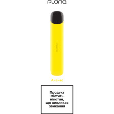 Одноразова електронна сигарета PLONQ 500 1.7 мл 4% (Pineapple) Ананас mini slide 1