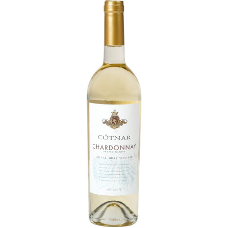 Вино Cotnar &quot;Шардоне&quot; біле сухе 0.75 л 9-13%