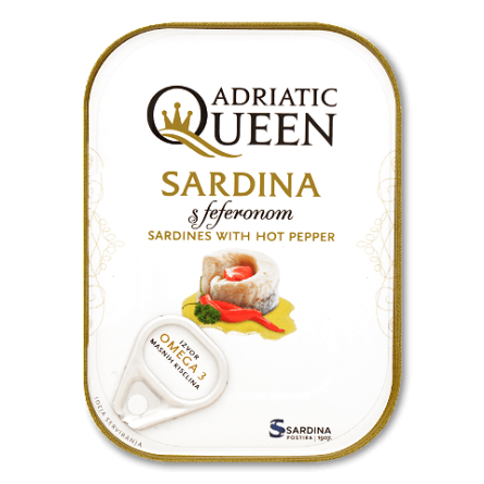 Сардини Adriatic Queen з перцем чилі в олії slide 1