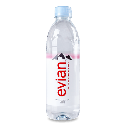 Вода мінеральна Evian негазована