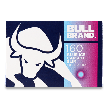 Фільтри для самокруток Bull Brand з капсулою «Блу Айс» slide 1