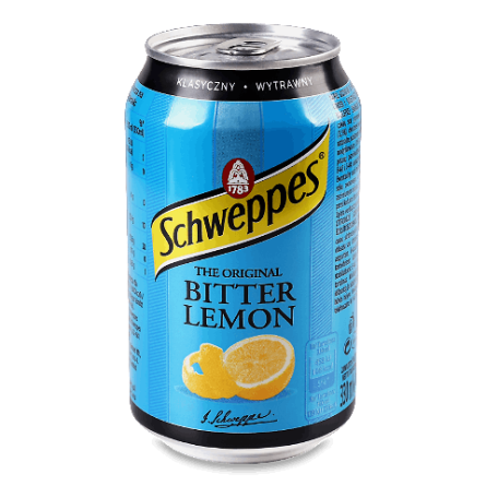 Напій Schweppes «Гіркий лимон» безалкогольний газований з/б