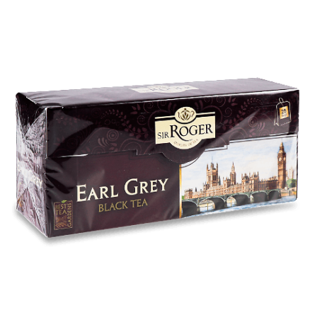 Чай чорний Sir Roger Earl Grey slide 1