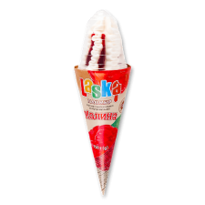 Морозиво Laska «Малина» у вафельному ріжку mini slide 1