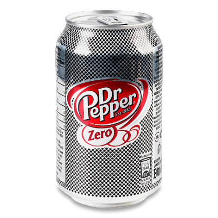 Напій Dr.Pepper «Зеро» безалкогольний газований з/б slide 1