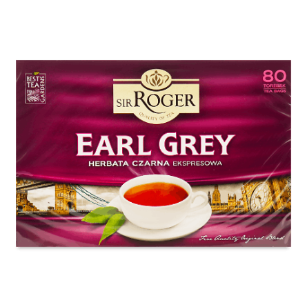 Чай чорний Sir Roger Earl Grey slide 1