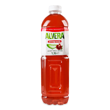 Напій Alvera «Гранат» зі шматочками алое 6% slide 1