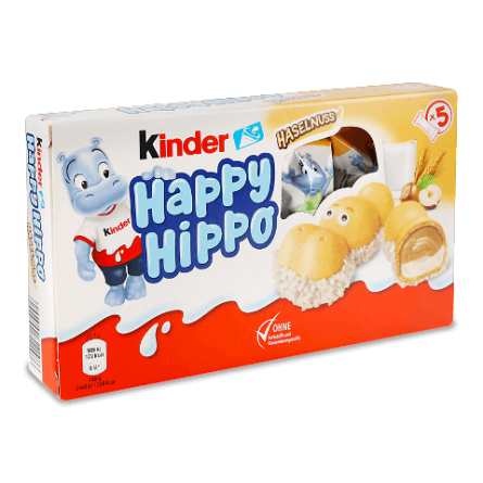 Вафлі Kinder Happy Hippo Hazelnut