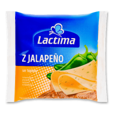 Сир плавлений Lactima «Халапеньйо» 35% скибочками mini slide 1