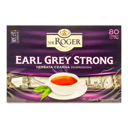 Чай чорний Sir Roger Earl Grey Strong