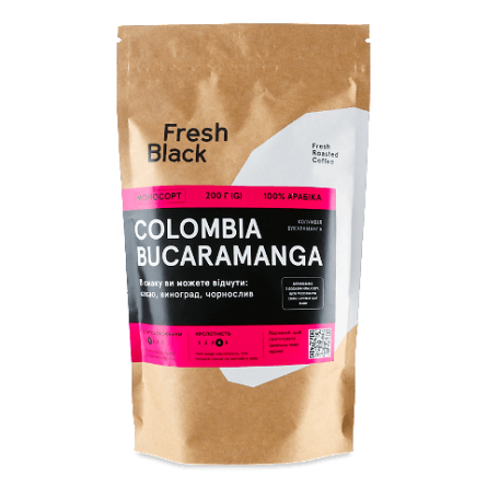 Кава зерно Fresh Black Colombia Bucaramanga slide 1