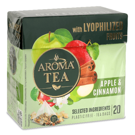 Чай чорний Aroma Tea з яблуком slide 1