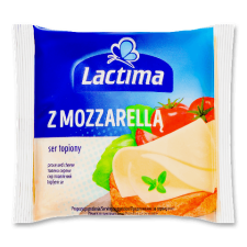 Сир плавлений Lactima «Моцарелла» 35% скибочками mini slide 1