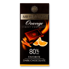 Шоколад чорний Millennium Favorite Orange 80% mini slide 1