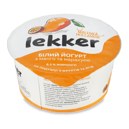 Йогурт Lekker з манго та маракуєю 8,5%