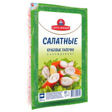 Палички Санта Бремор Салатні імітація крабові охолоджені 200г mini slide 1