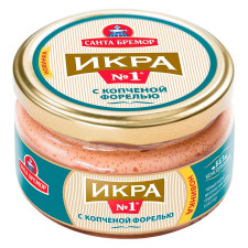 Ікра Санта Бремор з копченою фореллю 160г mini slide 1