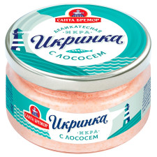 Ікра Санта Бремор підкопчена делікатесна з лососем 160г mini slide 1