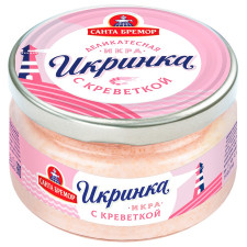 Ікра Санта Бремор підкопчена делікатесна з креветкою 160г mini slide 1