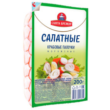 Палички крабові Санта Бремор Салатні імітація морожені 200г mini slide 1