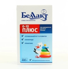 Суміш молочна Беллакт Плюс дитяча суха з народження до 1 року 400г mini slide 1
