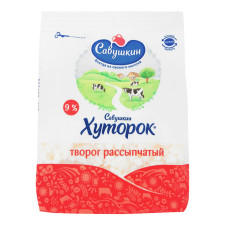 Сир Савушкін Розсипчастий 9% 350г mini slide 1