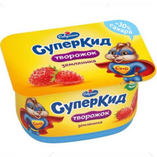 Паста сиркова Савушкин СуперКид Суниця для дітей 3,5% 110г mini slide 1