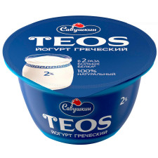 Йогурт Савушкін Teos Грецький 2% 140г mini slide 1