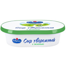 Сир Савушкін творожний з зеленню 60% 150г mini slide 1