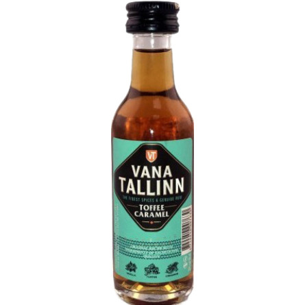 Лікер Vana Tallinn Toffee Caramel 0.05 л 35%
