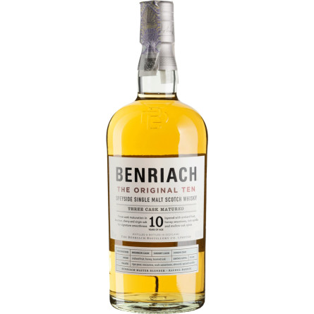 Виски BenRiach 10уо 0.7 л 43% в тубусе
