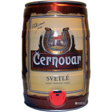 Пиво Cernovar Svetle светлое фильтрованное 4.9% 5 л mini slide 1