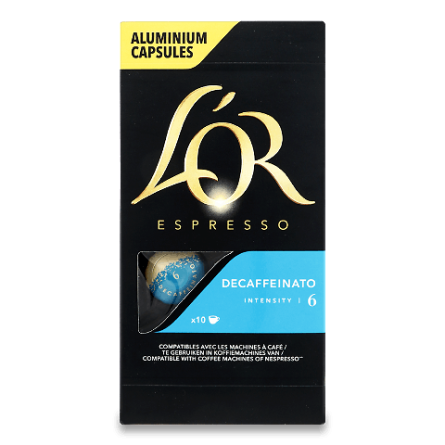 Кава мелена L'OR Espresso Decaffeinato в капсулах