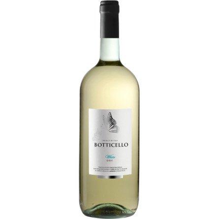 Вино Botticello White Dry біле сухе 1.5 л 10.5%