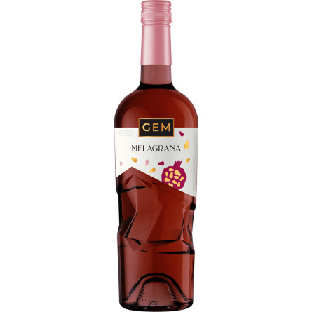 Вино ігристе GEM Melagrana червоне напівсолодке 0.75 л 6.9%