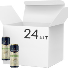Упаковка пива Gubernija Unfiltered Lager світле нефільтроване 5.0% 0.568 л x 24 шт mini slide 1