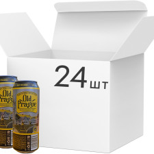 Упаковка пива Old Prague Bohemian Premium Lager світле фільтроване 4.8% 0.5 л x 24 шт. mini slide 1
