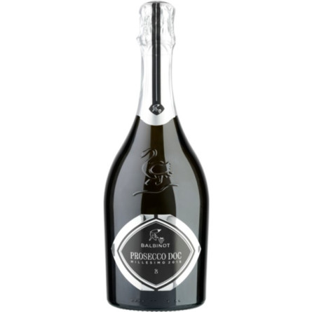 Вино ігристе Le Manzane "Balbinot" Prosecco Doc Exclusive Brut біле, брют 0.75 л 11.5%