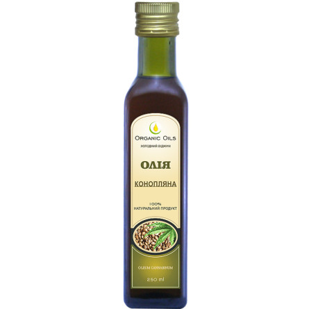 Масло Organic Oils Конопляное 250 мл