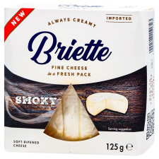 Сыр Briette Smoky 60% 125г mini slide 1