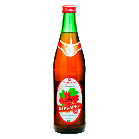 Напиток Мимино Барбарис натуральный безалкогольный газированный стеклянная бутылка 500мл Украина