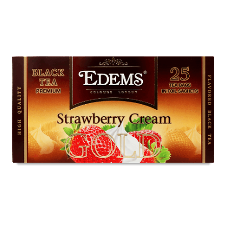 Чай чорний Edems Gold Strawberry Cream slide 1