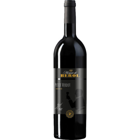 Вино Marqués De Berol Petit Verdot 2016 червоне сухе 0.75 л 12.5%