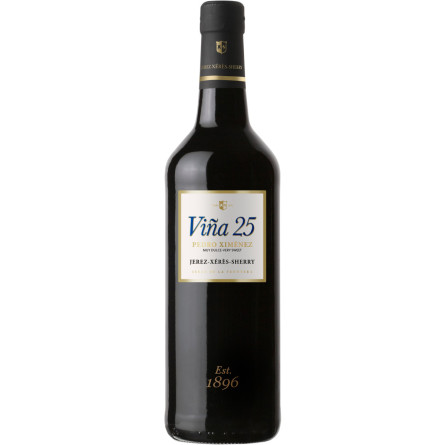 Вино LA INA VINA 25 PEDRO XIMENEZ SHERRY крепленое красное сладкое 0.75 л 17%