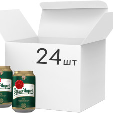 Упаковка пива Pilsner Urquell світле фільтроване 4.4% 0.33 л х 24 шт mini slide 1
