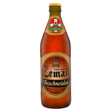 Пиво Земан Beschneiden напівтемне 4% 0,5л