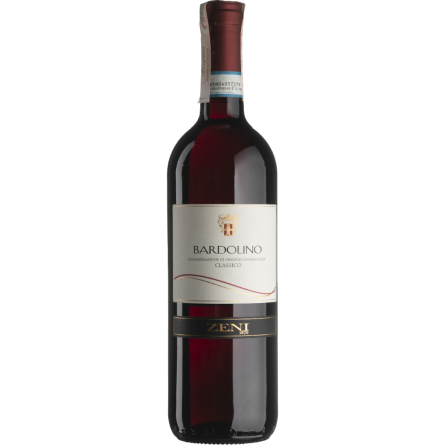 Вино Zeni Bardolino Classico червоне сухе 0.75 л slide 1